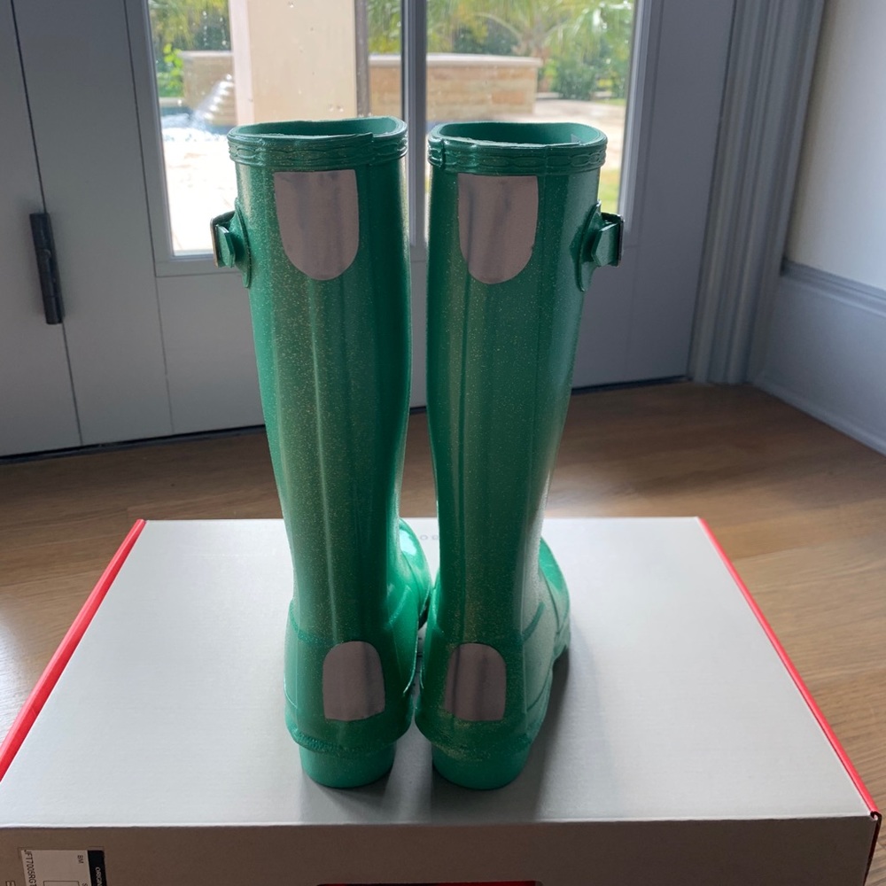 SOLD Hunter Kid's Starcloud Rain Boots: Sea Noodle - Picture 9 of 13